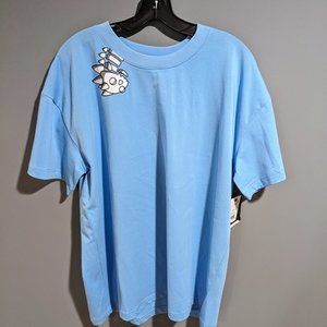 Solana Hills We Rock The Top Light Blue Tee NWT Size Medium